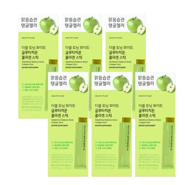 Double Toning White Glutathione Collagen Stick Jelly (14 sticks*6)(3-months supply)
