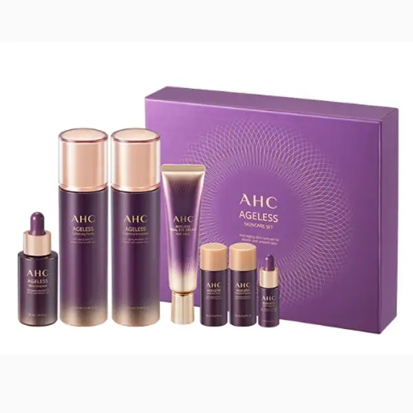 Ageless Skincare Set (Toner+Emulsion+Ampoule+Eye Cream)