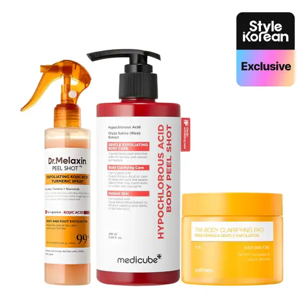 Best of Body Exfoliation (medicube+celimax+Dr.melaxin)