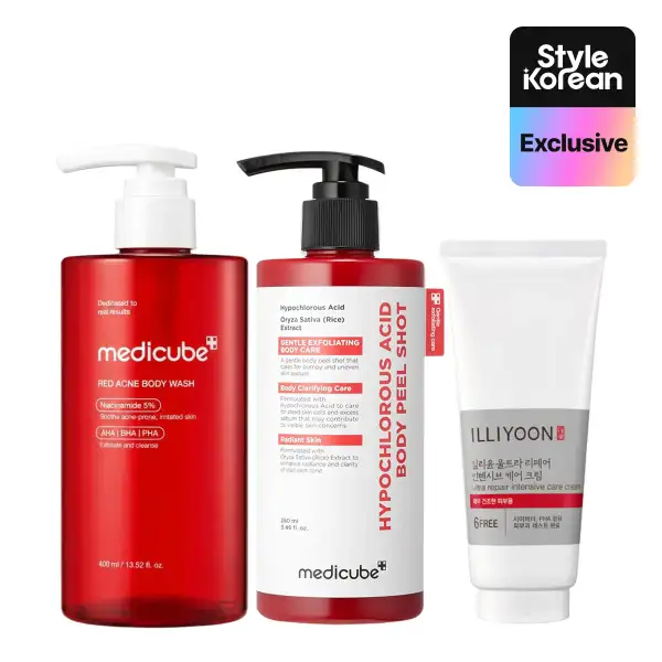 Best Acne-Prone Body Care Set (medicube+ILLIYOON)