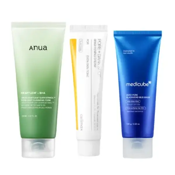 Pore Care Essentials Set (Cleansing Foam 150ml + Brightening Cream 35ml + Mud Mask 100g)