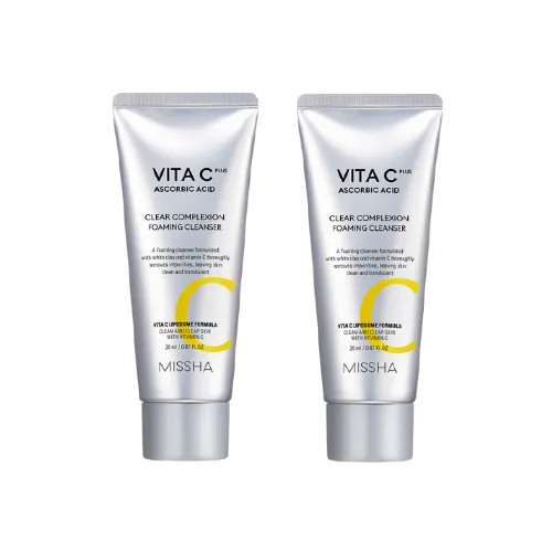 [Missha] Vita C Plus Clear Complexion Foaming Cleanser 120ml (2ea)