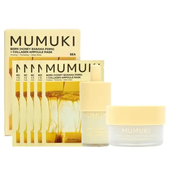 Honey Banana BDRN 3-Step Routine (Ampoule 30ml & Cream 50ml & Mask 5ea)