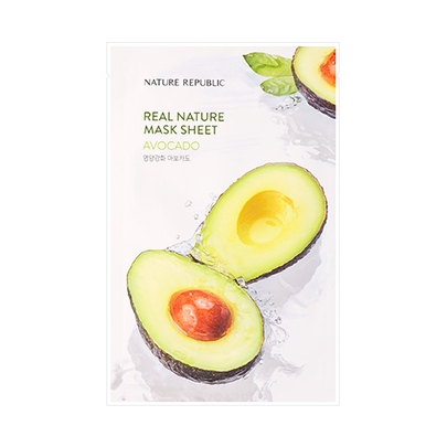 [Nature Republic] Real Nature Mask Sheet/ Avocado 23ml