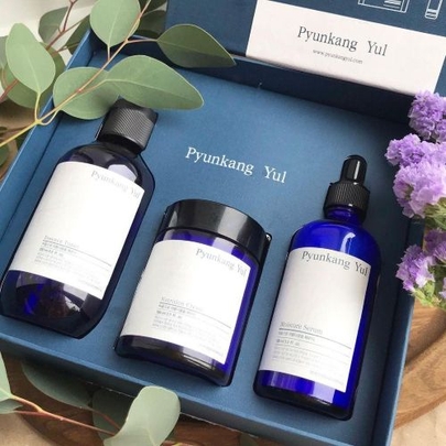 [Pyunkang Yul] Набор Moisture Skincare Set (Эссенциальный-Тонер 200мл + Увлажняющая сыворотка 100мл + Питательный крем 100мл)