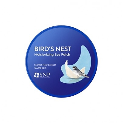 [SNP] *Обновление дизайна* Патчи с экстрактом ласточкиного гнезда Bird's Nest Aqua Eye Patch