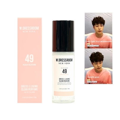 [W.DRESSROOM] Парфюмированная вода Dress & Living Clear Perfume No.49 (Peach Blossom) 70ml