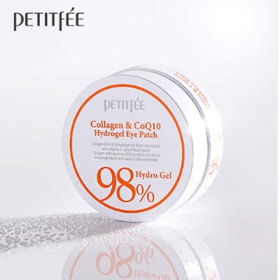 [Petitfee] Патчи с коллагеном и коэнзимом Q10 Collagen q10 Hydrogel Eye Pacth 60 шт