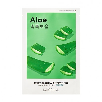 [Missha] Маска для лица AIry Fit Sheet Mask (алоэ)