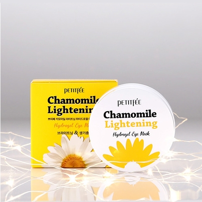 [Petitfee] Патчи для глаз на основе ромашки Chamomaile Lightening Hydrogel Eye Mask 60 шт