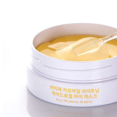 [Petitfee] Патчи для глаз на основе ромашки Chamomaile Lightening Hydrogel Eye Mask 60 шт