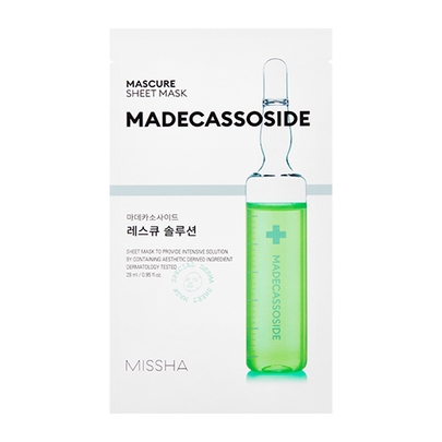 [Missha] Успокаивающая маска Mascure Rescue solution sheet mask