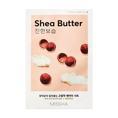 [Missha] Маска с маслом Ши AIry Fit Sheet Mask # Shea Butter