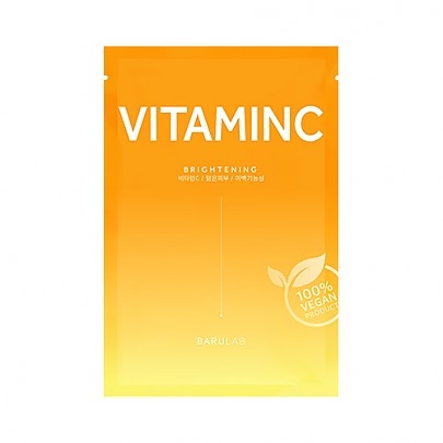 [Barulab] Веганская осветляющая маска с витамином С The Clean Vegan VITAMINC Mask 1шт