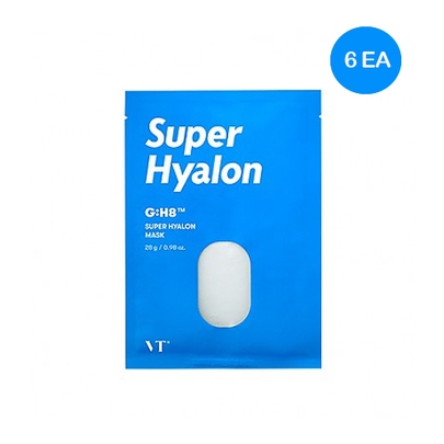 [VT Cosmetics] Увлажняющая маска Super Hyalon Mask 6шт