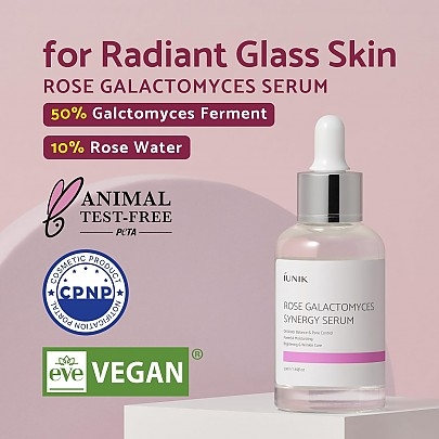[iUNIK] Серум для сияния кожи Rose Galactomyces Synergy Serum 50мл