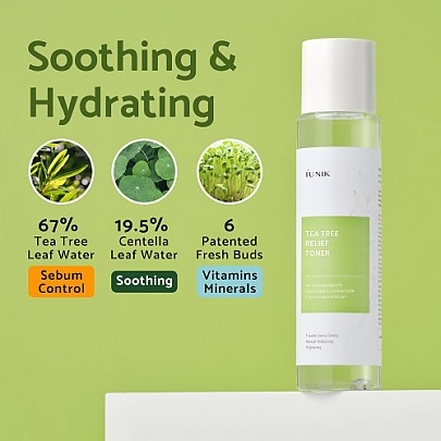 [iUNIK] Тонер для проблемной кожи Tea Tree Relief Toner 200мл