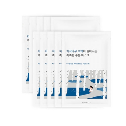 [ROUND LAB] Тканевые маски с березовым соком Birch Juice Moisturizing Mask 10шт.