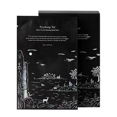 [Pyunkang Yul] Тканевые маски с чёрным чаем Black Tea Revitalizing Mask Pack 10шт