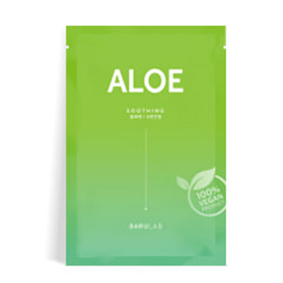 [Barulab] Веганская успокаивающая тканевая маска с Алоэ The Clean Vegan ALOE Mask 1шт