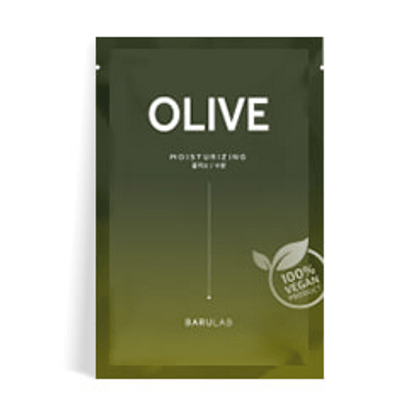 [Barulab] Веганская увлажняющая маска с экстрактом оливок The Clean Vegan OLIVE Mask 1шт