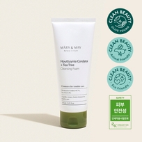 [Mary & May] Пенка с гуттуинией и чайным деревом Houttuynia Cordata + Tea Tree Cleansing Foam 150мл