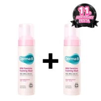 [Derma B] ★1+1★  Нежная пенка для женской интимной гигиены Mild Feminine Foaming Wash 200мл