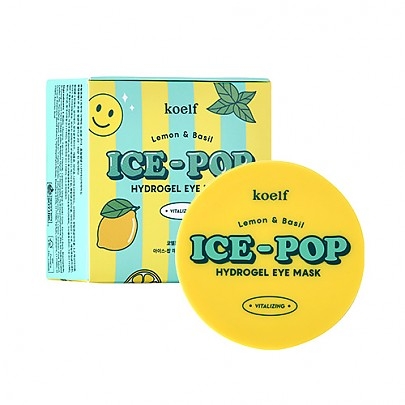 [KOELF] Патчи с лимоном и базиликом Lemon & Basil Ice-Pop Hydro Gel Eye Mask 60 шт.