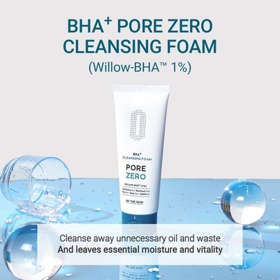 [Be The Skin] Очищающая пенка для сужения пор BHA+ PORE ZERO Cleansing Foam 150ml