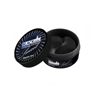 [Farmstay]  Патчи для глаз Black Snail Hydrogel Eye Patch