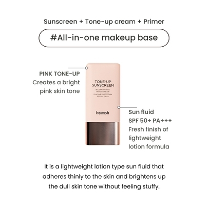 [Heimish] Солнцезащитный крем Bulgarian Rose Tone-up Sunscreen SPF50+ PA+++ 30мл