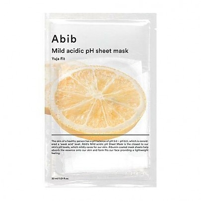 [Abib] Маска для ровного тона с юдзу Mild Acidic pH Sheet Mask Yuja Fit (1шт)