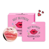 [G9SKIN] Self Aesthetic Rose Hydrogel Lip Patch 5P