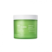 [WELLAGE] Тонер-пэды Real Cica Calming Big Embo с центеллой (70шт)