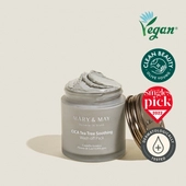 [Mary&May] Успокаивающая глиняная маска CICA TeaTree Soothing Wash off Pack 125гр