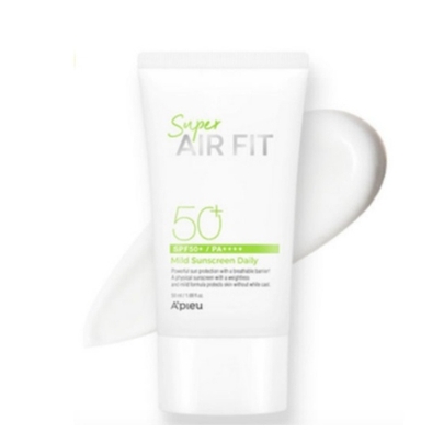 [A'PIEU]*Ликвидация* Срок годности до 24 апреля 2024 года Super Air Fit Mild Sunscreen Daily SPF50+, PA++++ (50мл)