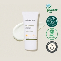 [Mary&May] Успокаивающий солнцезащитный крем CICA Soothing Sun Cream SPF50+ PA++++ 50мл