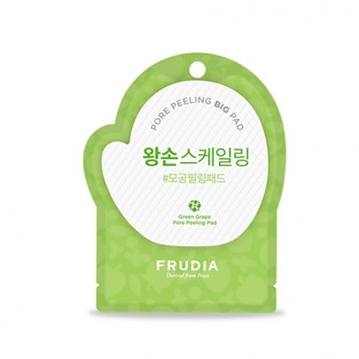 [Frudia] Тонер-пэд с эффектом лёгкого отшелушивания Green Grape Pore Peeling Pad (1шт)