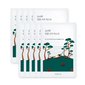 [ROUND LAB] Маски с успокаивающим действием Pine Calming Cica Mask Sheet 27мл(10шт)