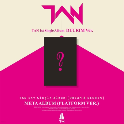 [K-POP] TAN 1st Single Album - DREAM & DEURIM (META Ver.)