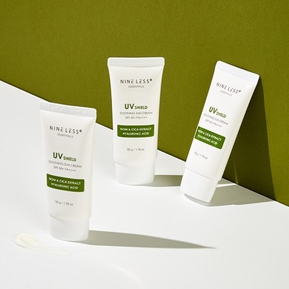 [NINELESS] Солнцезащитный крем Essentials UV Shield Soothing Sun Cream SPF 50+/PA++++ 50г