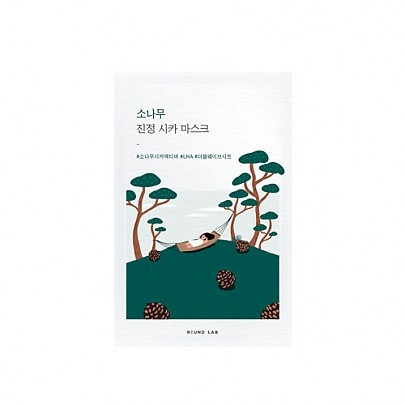[ROUND LAB] Маска с успокаивающим действием Pine Calming Cica Mask Sheet (1шт)