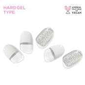 [EDGEU] Гель-лак наклейки для маникюра Glam White French