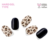 [EDGEU] Гель-лак наклейки для маникюра Leopard Black