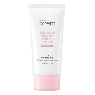 [make p:rem] UV defense me Calming tone up sun cream 50мл SPF50+/PA++++