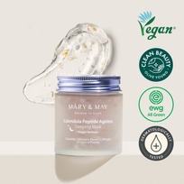 [Mary&May] Ночная гелевая маска с календулой и пептидами Calendula Peptide Ageless Sleeping Mask 110гр