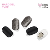 [EDGEU] Гель-лак наклейки для маникюра Vampire Black Nail Strips