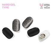 [EDGEU] Гель-лак наклейки для маникюра Vampire Black Nail Strips