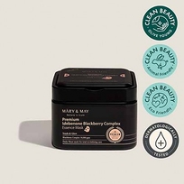 [Mary&May] Тканевые маски с идебеноном и ягодным комплексом Premium Idebenone Blackberry Complex Ampoule Mask (20шт.)
