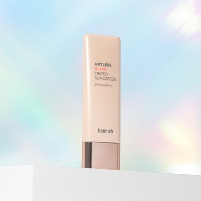 [Heimish] Солнцезащитный крем с тональным эффектом Artless Glow Tinted Sunscreen Shine Beige SPF50+ PA+++ 40ml